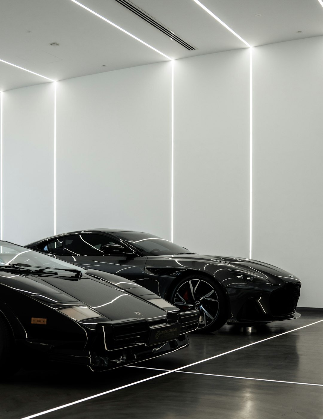luxury car showroom