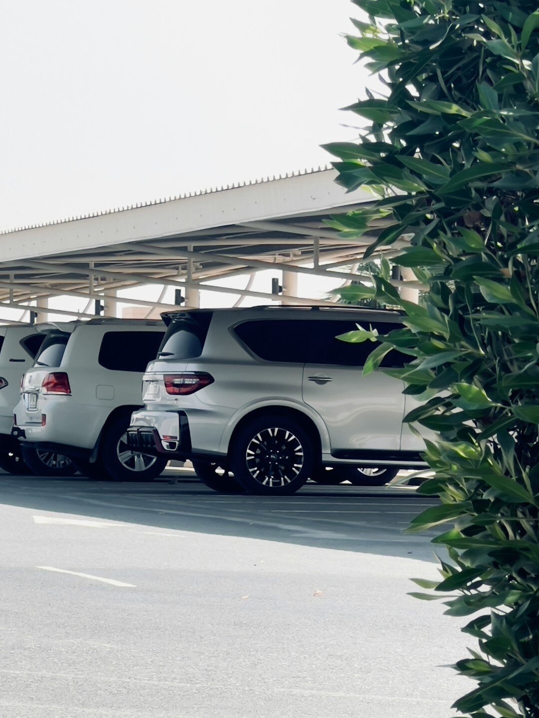 family suv parked