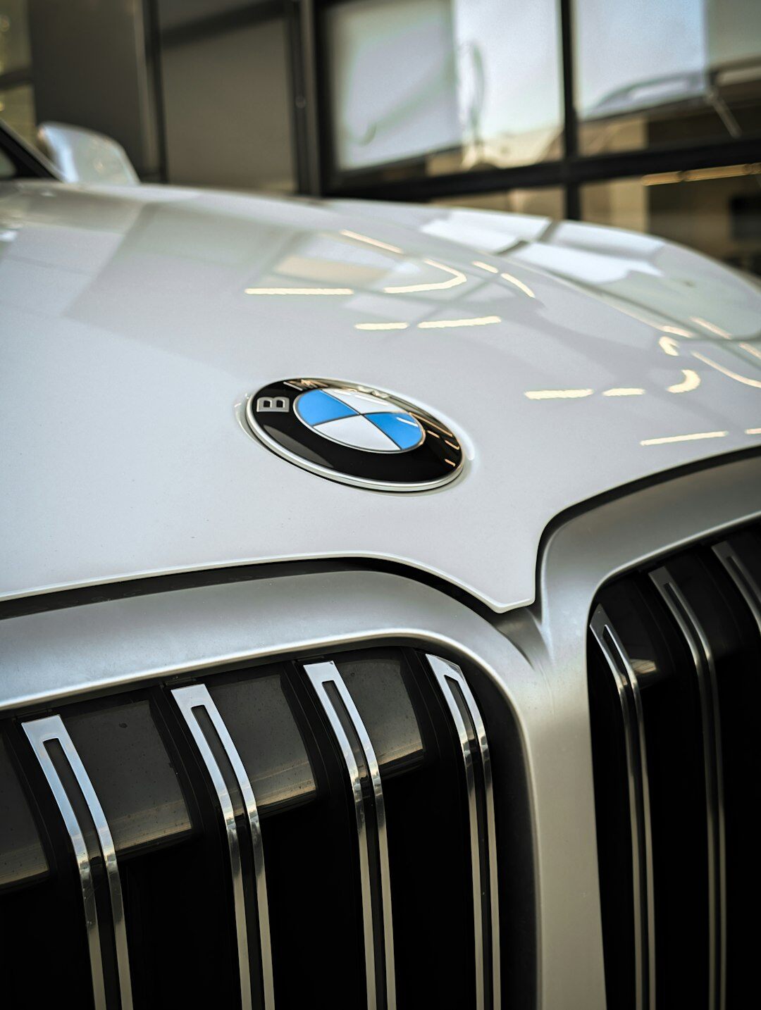 premium luxury car front view