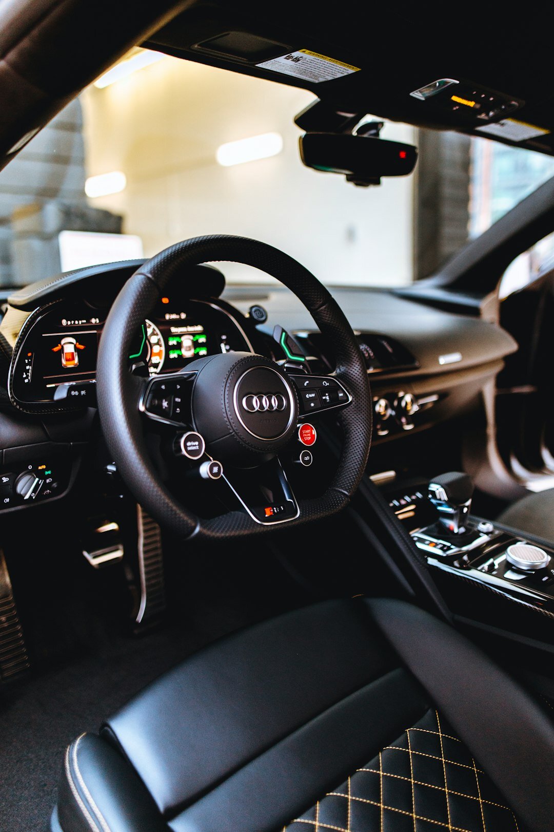 luxury car interior