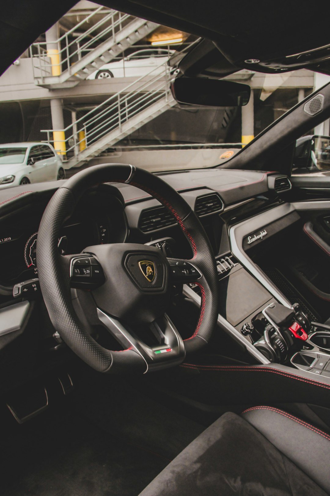 luxury car interior