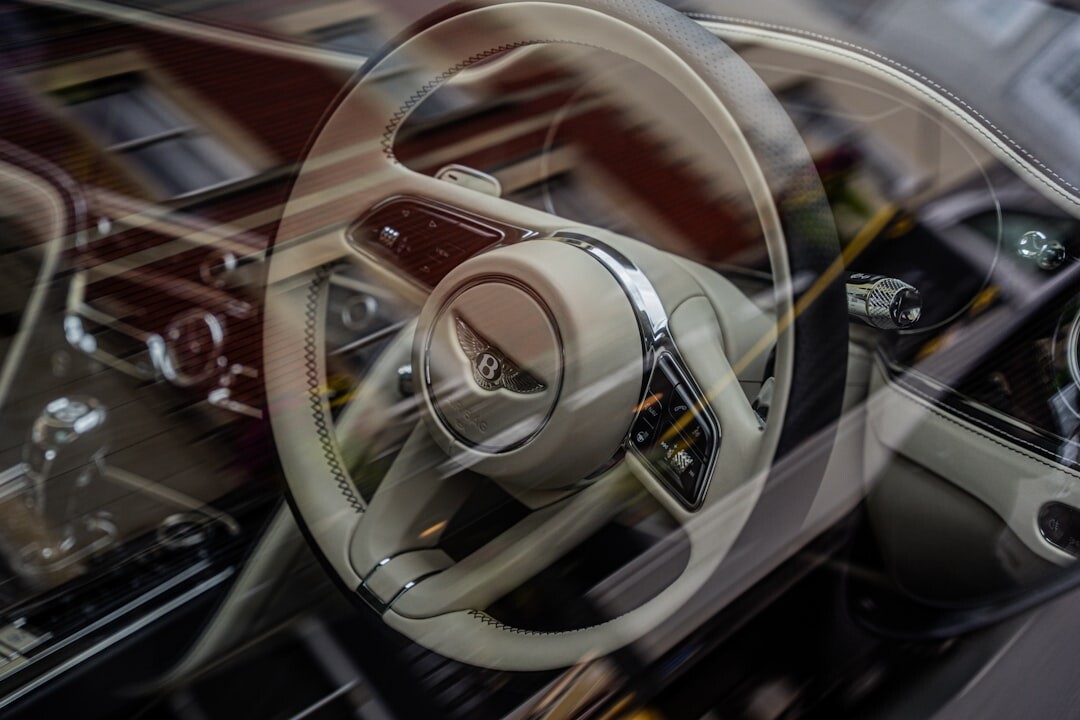 luxury car interior