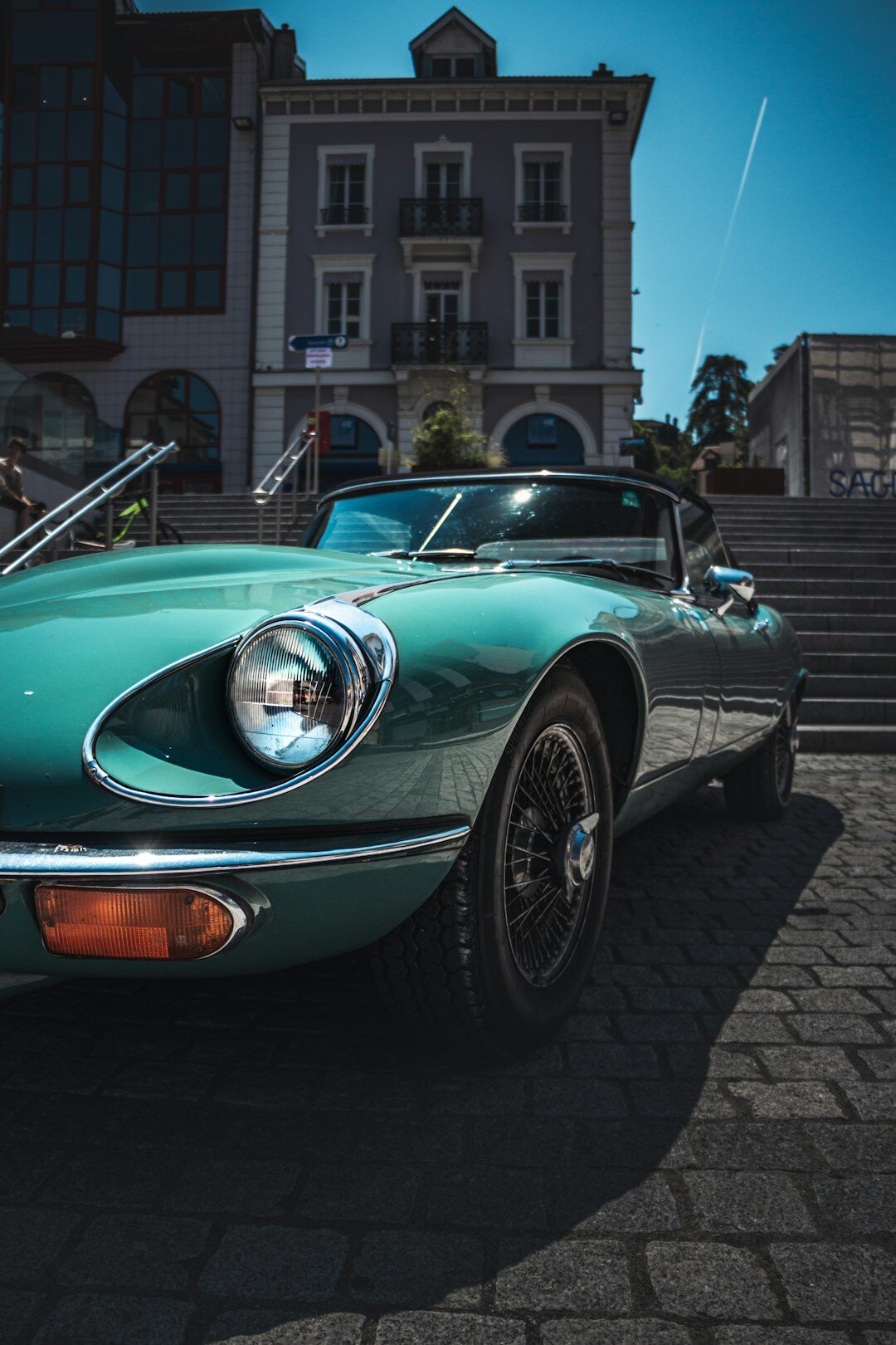 luxury car exterior parked
